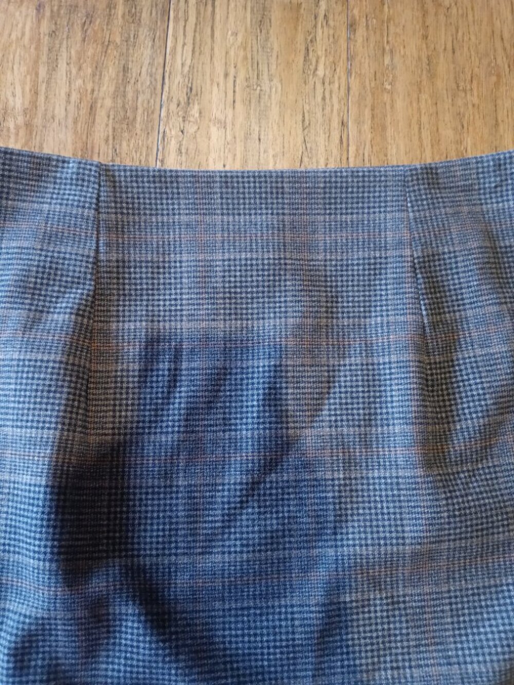 OLD NAVY heritage mini skirt in brown check (L) - Picture 13 of 14